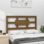 Bettkopfteil aus massivem Kiefernholz in Honigbraun, 105,5 x 4 x 100 cm von vidaXL, Kopf- und Fußteile - Ref: Foro24-818028, ...