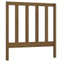 Bettkopfteil aus massivem Kiefernholz in Honigbraun, 106 x 4 x 100 cm von vidaXL, Kopf- und Fußteile - Ref: Foro24-817678, Pr...