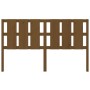 Solid pine wood bed headboard honey brown 185.5x4x100 cm by vidaXL, Headboards and footboards - Ref: Foro24-818008, Price: 66...