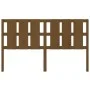Solid pine wood bed headboard honey brown 185.5x4x100 cm by vidaXL, Headboards and footboards - Ref: Foro24-818008, Price: 65...