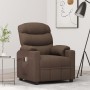 Sillón de masaje eléctrico tela marrón