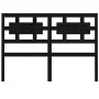 Solid black pine wood bed headboard 165.5x4x100 cm by vidaXL, Headboards and footboards - Ref: Foro24-818054, Price: 47,67 €,...