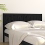 Bettkopfteil aus massivem schwarzem Kiefernholz, 205,5 x 4 x 100 cm von vidaXL, Kopf- und Fußteile - Ref: Foro24-818114, Prei...
