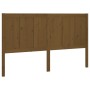 Bettkopfteil aus massivem Kiefernholz in Honigbraun, 205 x 4 x 100 cm von vidaXL, Kopf- und Fußteile - Ref: Foro24-818113, Pr...