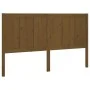 Bettkopfteil aus massivem Kiefernholz in Honigbraun, 205 x 4 x 100 cm von vidaXL, Kopf- und Fußteile - Ref: Foro24-818113, Pr...