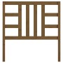 Honey brown solid pine wood bed headboard 96x4x100 cm by vidaXL, Headboards and footboards - Ref: Foro24-817823, Price: 32,54...