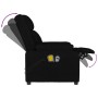 Sillón de masaje eléctrico tela negro