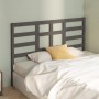 Bettkopfteil aus massivem grauem Kiefernholz, 141 x 4 x 104 cm von vidaXL, Kopf- und Fußteile - Ref: Foro24-818137, Preis: 54...