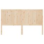 Cabecero de cama madera maciza de pino 205,5x4x100 cm de vidaXL, Cabeceros y pies de cama - Ref: Foro24-818110, Precio: 74,64...