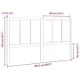 Bettkopfteil aus massivem Kiefernholz, 205,5 x 4 x 100 cm von vidaXL, Kopf- und Fußteile - Ref: Foro24-818110, Preis: 73,73 €...