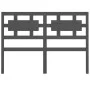 Solid gray pine wood bed headboard 205.5x4x100 cm by vidaXL, Headboards and footboards - Ref: Foro24-818062, Price: 47,40 €, ...