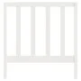 Solid white pine wood bed headboard 96x4x100 cm by vidaXL, Headboards and footboards - Ref: Foro24-817671, Price: 24,41 €, Di...