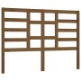 Bettkopfteil aus massivem Kiefernholz in Honigbraun, 126 x 4 x 104 cm von vidaXL, Kopf- und Fußteile - Ref: Foro24-818133, Pr...