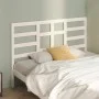 Bettkopfteil aus massivem weißem Kiefernholz, 146 x 4 x 104 cm von vidaXL, Kopf- und Fußteile - Ref: Foro24-818141, Preis: 32...