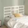Bettkopfteil aus massivem weißem Kiefernholz, 146 x 4 x 104 cm von vidaXL, Kopf- und Fußteile - Ref: Foro24-818141, Preis: 32...
