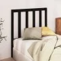 Cabecero de cama madera maciza de pino negro 106x4x100 cm de vidaXL, Cabeceros y pies de cama - Ref: Foro24-817729, Precio: 3...