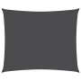 Toldo de vela rectangular tela Oxford gris antracita 4x5 m