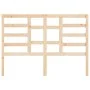 Solid pine wood bed headboard 141x4x104 cm by vidaXL, Headboards and footboards - Ref: Foro24-818135, Price: 29,74 €, Discoun...