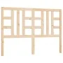 Solid pine wood bed headboard 146x4x100 cm by vidaXL, Headboards and footboards - Ref: Foro24-817840, Price: 40,63 €, Discoun...
