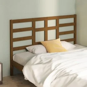 Honey brown solid pine wood bed headboard 166x4x104 cm by vidaXL, Headboards and footboards - Ref: Foro24-818153, Price: 46,5...