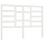 Cabecero de cama madera maciza de pino blanco 166x4x104 cm de vidaXL, Cabeceros y pies de cama - Ref: Foro24-818151, Precio: ...