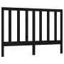 Cabecero de cama madera maciza de pino negro 156x4x100 cm de vidaXL, Cabeceros y pies de cama - Ref: Foro24-817699, Precio: 4...