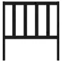 Solid black pine wood bed headboard 81x4x100 cm by vidaXL, Headboards and footboards - Ref: Foro24-817719, Price: 21,66 €, Di...
