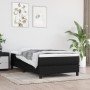 Cama box spring con colchón tela negro 90x190 cm en Camas y somieres | Comprar online en Foro24