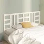 Cabecero de cama madera maciza de pino blanco 206x4x100 cm de vidaXL, Cabeceros y pies de cama - Ref: Foro24-817861, Precio: ...