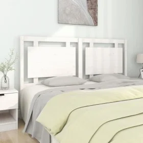 Bettkopfteil aus massivem weißem Kiefernholz, 165,5 x 4 x 100 cm von vidaXL, Kopf- und Fußteile - Ref: Foro24-817951, Preis: ...