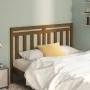Honey brown solid pine wood bed headboard 141x4x100 cm by vidaXL, Headboards and footboards - Ref: Foro24-817788, Price: 48,2...