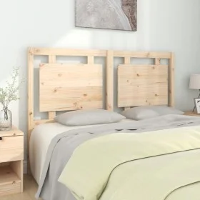 Bettkopfteil aus massivem Kiefernholz, 145,5 x 4 x 100 cm von vidaXL, Kopf- und Fußteile - Ref: Foro24-817940, Preis: 44,88 €...
