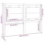 Bettkopfteil aus massivem Kiefernholz, 145,5 x 4 x 100 cm von vidaXL, Kopf- und Fußteile - Ref: Foro24-817940, Preis: 44,88 €...