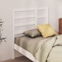 Bettkopfteil aus massivem weißem Kiefernholz, 106 x 4 x 104 cm von vidaXL, Kopf- und Fußteile - Ref: Foro24-818126, Preis: 41...