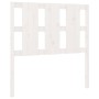 Bettkopfteil aus massivem weißem Kiefernholz, 95,5 x 4 x 100 cm von vidaXL, Kopf- und Fußteile - Ref: Foro24-817971, Preis: 3...