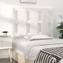 Solid white pine wood bed headboard 95.5x4x100 cm by vidaXL, Headboards and footboards - Ref: Foro24-817971, Price: 29,98 €, ...