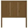 Bettkopfteil aus massivem Kiefernholz, honigbraun, 95,5 x 4 x 100 cm von vidaXL, Kopf- und Fußteile - Ref: Foro24-818073, Pre...