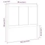 Solid pine wood bed headboard honey brown 95.5x4x100 cm by vidaXL, Headboards and footboards - Ref: Foro24-818073, Price: 45,...