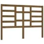 Bettkopfteil aus massivem Kiefernholz in Honigbraun, 141 x 4 x 104 cm von vidaXL, Kopf- und Fußteile - Ref: Foro24-818138, Pr...