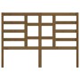 Honey brown solid pine wood bed headboard 141x4x104 cm by vidaXL, Headboards and footboards - Ref: Foro24-818138, Price: 54,9...