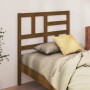 Bettkopfteil aus massivem Kiefernholz in Honigbraun, 106 x 4 x 104 cm von vidaXL, Kopf- und Fußteile - Ref: Foro24-818178, Pr...