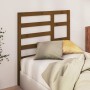 Bettkopfteil aus massivem Kiefernholz in Honigbraun, 81 x 4 x 104 cm von vidaXL, Kopf- und Fußteile - Ref: Foro24-818118, Pre...