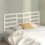 Bettkopfteil aus massivem weißem Kiefernholz, 186 x 4 x 104 cm von vidaXL, Kopf- und Fußteile - Ref: Foro24-818156, Preis: 52...