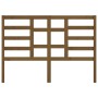 Honey brown solid pine wood bed headboard 156x4x104 cm by vidaXL, Headboards and footboards - Ref: Foro24-818148, Price: 47,3...