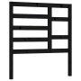 Solid black pine wood bed headboard 96x4x104 cm by vidaXL, Headboards and footboards - Ref: Foro24-818124, Price: 24,60 €, Di...