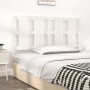 Solid white pine wood bed headboard 145.5x4x100 cm by vidaXL, Headboards and footboards - Ref: Foro24-817991, Price: 44,72 €,...