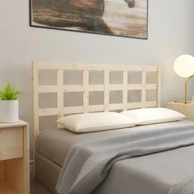 Solid pine wood bed headboard 165.5x4x100 cm by vidaXL, Headboards and footboards - Ref: Foro24-817900, Price: 41,75 €, Disco...
