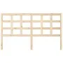 Solid pine wood bed headboard 165.5x4x100 cm by vidaXL, Headboards and footboards - Ref: Foro24-817900, Price: 41,75 €, Disco...