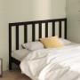Solid black pine wood bed headboard 166x4x100 cm by vidaXL, Headboards and footboards - Ref: Foro24-817704, Price: 32,80 €, D...