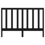 Solid black pine wood bed headboard 166x4x100 cm by vidaXL, Headboards and footboards - Ref: Foro24-817704, Price: 32,80 €, D...